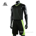 A camisa de basquete masculina sublimada personalizada define uniformes